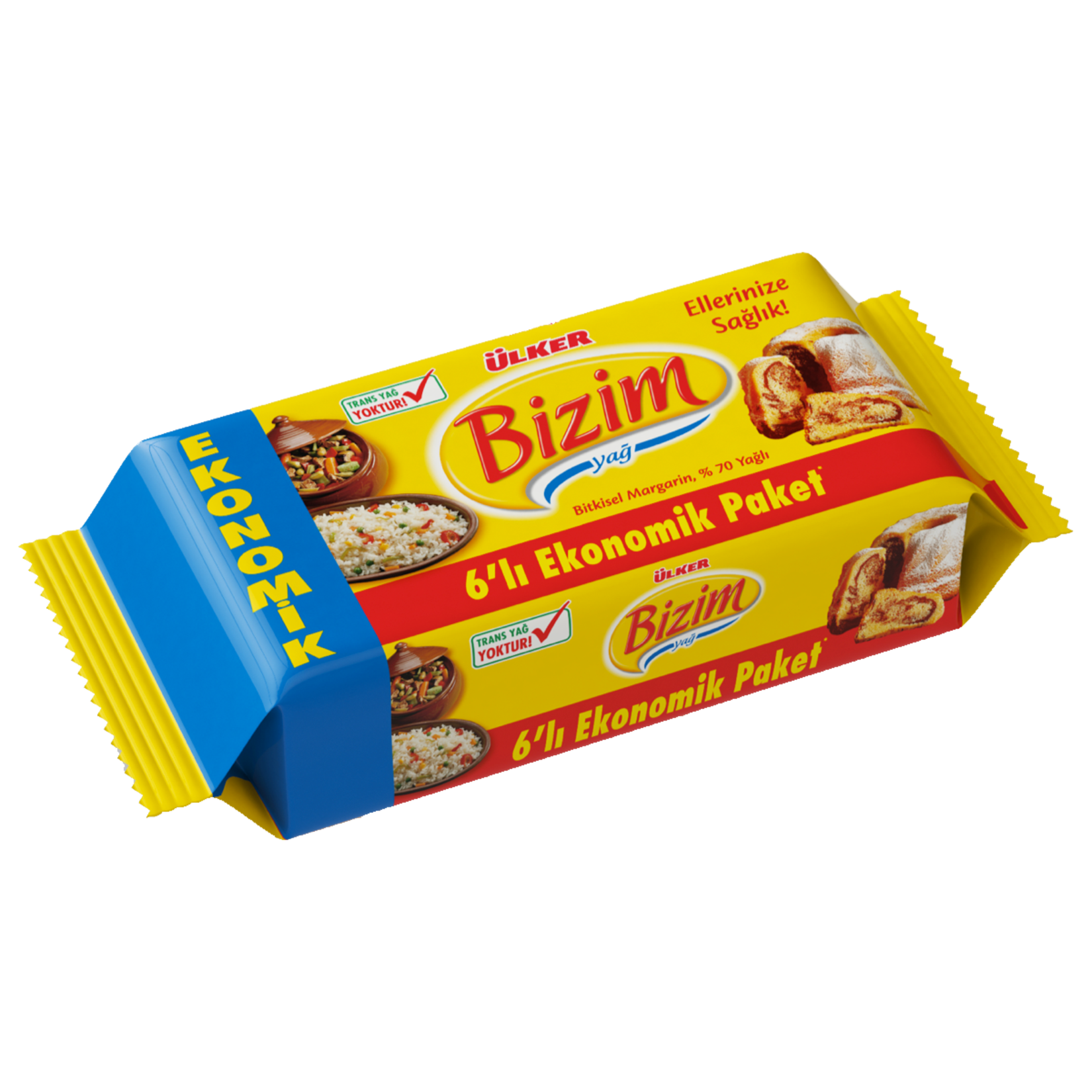 Bizim Paket Margarin 6 x 250 G