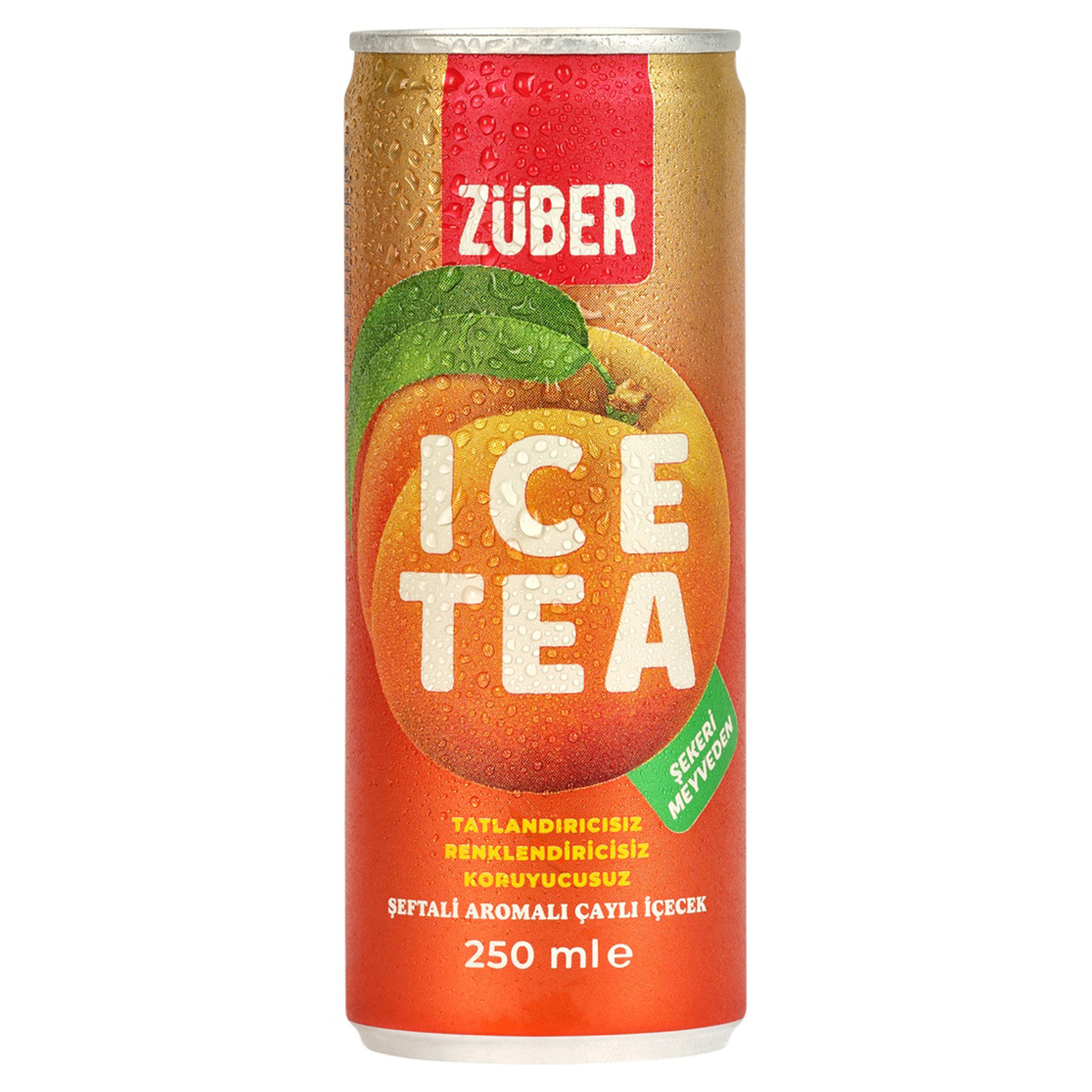 Züber Şeftali Aromalı Çaylı İçecek 250 Ml